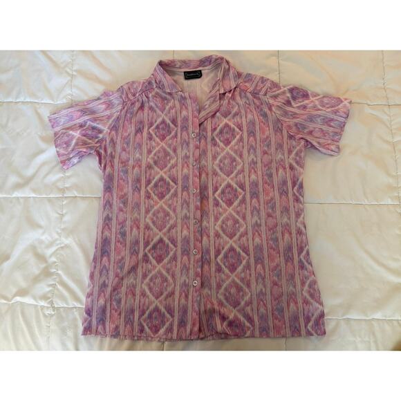 Vintage Button Down Top - Size S/M - Picture 1 of 5